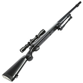 Well MB07 M700 Snipergewehr inkl. Zweibein / Zielfernrohr Springer 6mm BB schwarz Bild 4