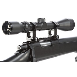 Well MB07 M700 Snipergewehr inkl. Zweibein / Zielfernrohr Springer 6mm BB schwarz Bild 7