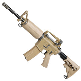 Wei-ETech M4A1 Carbine Vollmetall AWSS Open-Bolt GBB 6mm BB tan - Version 3