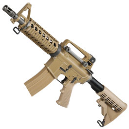 Wei-ETech M4 CQB RIS Vollmetall AWSS Open-Bolt GBB 6mm BB tan - Version 3