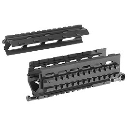 GHK 553 Aluminium Tactical Schienensystem schwarz f. GHK 553 Standard GBB Serie