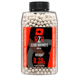 Nuprol RZR High Precision BBs 0,28g 2.200er Flasche weiss