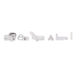 CTM CNC Edelstahl Hammer Set mit Fire Pin Lock f. Action Army AAP-01 GBB Pistolen silber