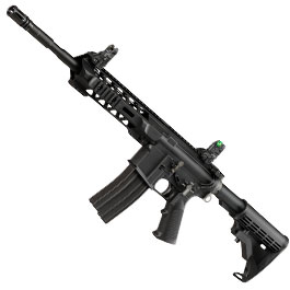 SRC M4 Zaros Vollmetall GBB 6mm BB schwarz - Forged Receiver Edition