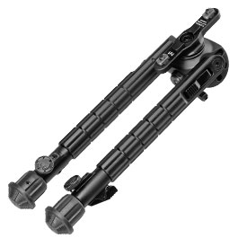 UTG M-LOK Heavy Duty Recon 360 Grad Fine Tune Metall Zweibein - Gummife 200 - 310 mm schwarz