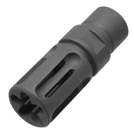 Evolution CNC Stahl Birdcage Flash-Hider stahlgrau 14mm-