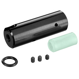 Silverback Original CNC Aluminium SRS / HTI Hop-Up Unit inkl. 60 Flat Silikon Bucking schwarz