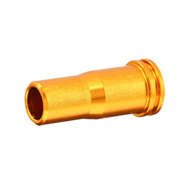 ICS Aluminium CNC Nozzle mit O-Ring 20,95 mm f. M4 / M16 S-AEG Gewehre orange