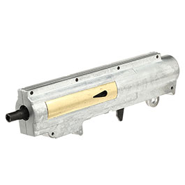 ICS M4 / M16 Split-Design Gearbox M120 komplett Standard Version oben silber MA-340