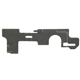 ICS M4 / M16 Stahl Selectorplate f. Version 2 SSS-Mosfet Gearbox schwarz