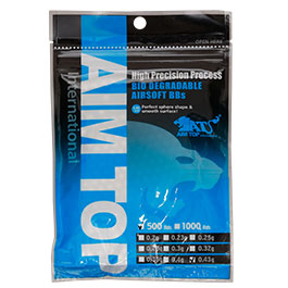 AIM Top High Precision BIO 0.43g 500er Beutel hellgrau
