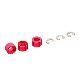 Poseidon PI-002 Turbo Valve CNC Aluminium Shim Set rot f. TM / WE GBB Magazin Aulassventile - 3 Stck