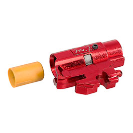 TNT Airsoft The One CNC Aluminium TDC-Style Hop-Up Chamber f. TM / WE / KJW Hi-Capa / M1911 GBB rot