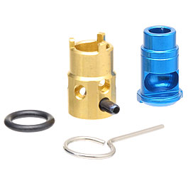 G&P CNC Enhanced Nozzle Valve 4.0 blau fr Tokyo Marui M4 MWS GBB Serie
