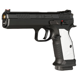 KJ Works CZ TS 2 Silver Vollmetall CO2 BlowBack 6mm BB schwarz
