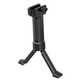 Nuprol Tactical Bipod Frontgriff mit integriertem Zweibein f. 20 - 22mm Schienen schwarz