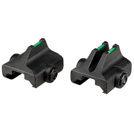 Vorsk VMP-2 V-Sight Zielvisier-Set mit integrierten Fiber-Optiken f. 20 - 22 mm Schienen schwarz