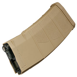 Nuprol M4 / M16 Q-Mag Polymer-Magazin Flash-Mag Hi-Cap 320 Schuss tan