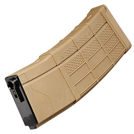 Nuprol M4 / M16 L-Mag Polymer-Magazin Mid-Cap 150 Schuss tan