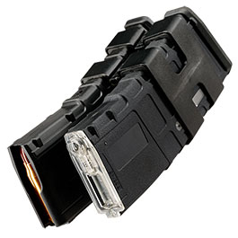 Nuprol M4 / M16 N-Mag Dual-Magazin mit Sound-Control 800 Schuss schwarz - elektrisch