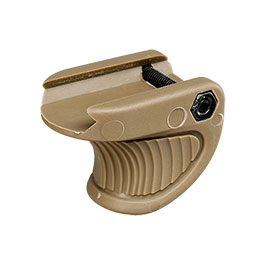 Nuprol Mini Finger Grip / Finger Stop aus Verbundkunststoff fr 20 - 22 mm Schienen tan
