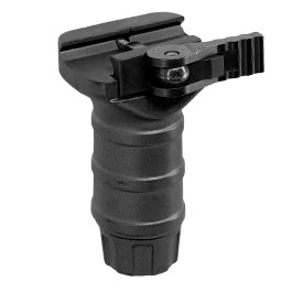 Nuprol QD Stub Ridge Vertical Frontgriff Short-Type f. 20 - 22 mm Schienen schwarz
