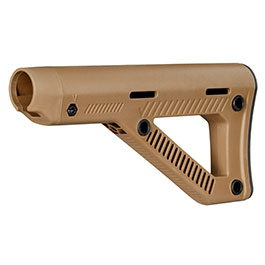 Vorsk VMP-2 Style Fixed DMR Stock / fester Schaft f. M4 GBB Stock Tube tan