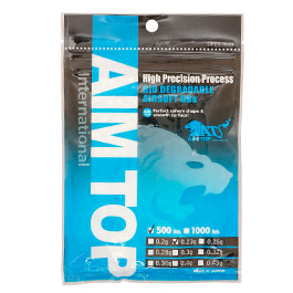 Kleinbild 1 AIM Top High Precision Nigh Glow Tracer BIO 0.23g 500er Beutel weiss