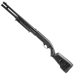 Cyma M870 MP-Style Shotgun Long-Type Tri-Barrel Vollmetall Springer 6mm BB schwarz Bild 1 xxx: