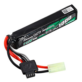 Gens Ace G-Tech Airsoft LiPo Akku 11,1V 1000mAh 25C / 80C Stock-Tube Type m. Mini-Tam Anschluss