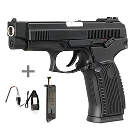 Cyma Grach MP-443 Komplettset AEP / EBB 6mm BB schwarz - MosFet / LiPo Version