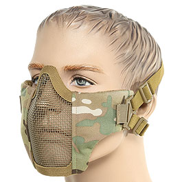 ASG Strike Systems Mesh Mask Airsoft Gittermaske Lower Face Multicam