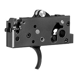 Guns Modify CNC Evo Aluminium Abzugseinheit mit Stahl Innenteile f. Tokyo Marui M4 MWS GBB Serie grau