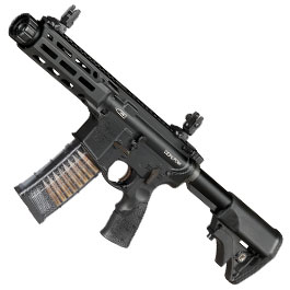 EMG / Cyma Daniel Defense DDM4 300BLK PDW Vollmetall CGS T8-System Gas-Blow-Back 6mm BB schwarz
