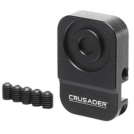 Crusader Aluminium Extended Bolt-Catch schwarz f. M4 / M16 GBB Gewehre