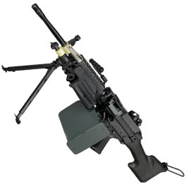 A&K M249 MK2 Vollmetall AEG 6mm BB schwarz