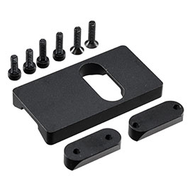ASG CNC Aluminium RMR Sight Direkthalterung schwarz f. KJ Works CZ Shadow 2 GBB / CO2BB Serie