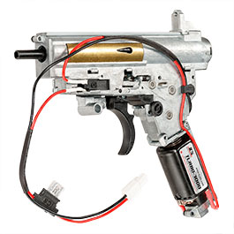 ICS G33 Gearbox M120 komplett mit Turbo 3000 Motor einteilig silber - Kabel vorne - MH-12