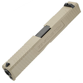 Socom Gear / RA-Tech ZEV Custom CNC Aluminum Schlitten Set f. Wei-ETech 17 GBB tan