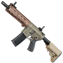 Double Bell L119A2 CQB Carbine Professional Line Vollmetall S-AEG 6mm BB Bronze-Tan