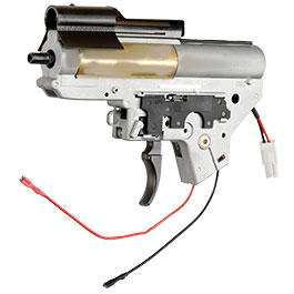 G&G TGM 8mm Complete Gearbox mit elektro-pneumatischem Blow-Back - Kabel hinten - grau