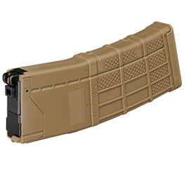 EMG / Angry Gun Lancer Systems M4 L5-AWM Magazin Low-Cap 35 Schuss FDE - Softairgas-Version - Version 2
