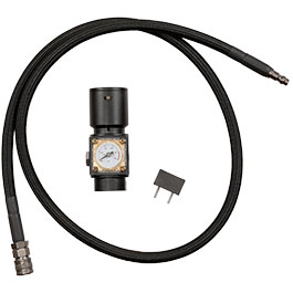 BalystiK HPR800C V3 HPA Regulator schwarz inkl. 109 cm Deluxe Remote-Line schwarz - US-Version