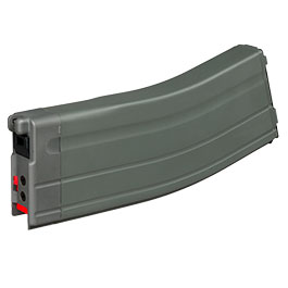 VFC M4 / HK416 GBB Magazin 35 Schuss f. VFC M4 / HK416 GBB Serie grau - Colt Version - Version 3