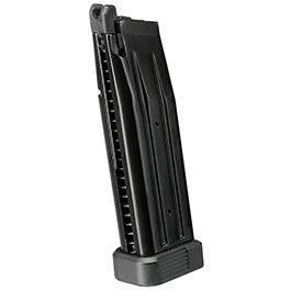 EMG / Savia Staccato Hi-Capa 4.3 / 5.1 GBB Magazin 26 Schuss (f. TM / WE / AWC) schwarz - Softairgas-Version