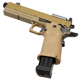 Kleinbild 5 RWA Nighthawk Custom Sand Hawk Optic Ready Vollmetall GBB 6mm BB Dark Earth