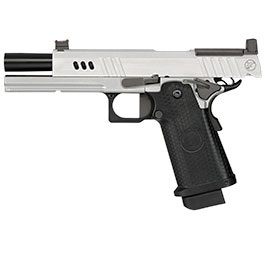 RWA Nighthawk Custom BDS9 Optic Ready Vollmetall GBB 6mm BB silber / schwarz Bild 2
