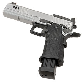 RWA Nighthawk Custom BDS9 Optic Ready Vollmetall GBB 6mm BB silber / schwarz Bild 5