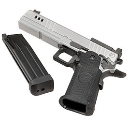 RWA Nighthawk Custom BDS9 Optic Ready Vollmetall GBB 6mm BB silber / schwarz Bild 6