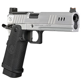 RWA Nighthawk Custom BDS9 Optic Ready Vollmetall GBB 6mm BB silber / schwarz Bild 7